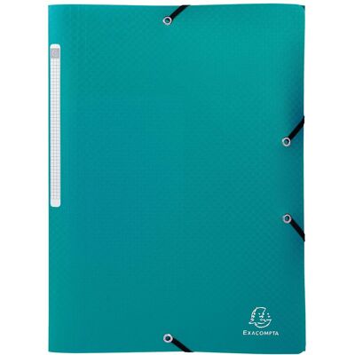 EXACOMPTA Mapp A4 PP recycled 3-klaff grön EXACOMPTA Mapp A4 PP recycled 3-klaff grön