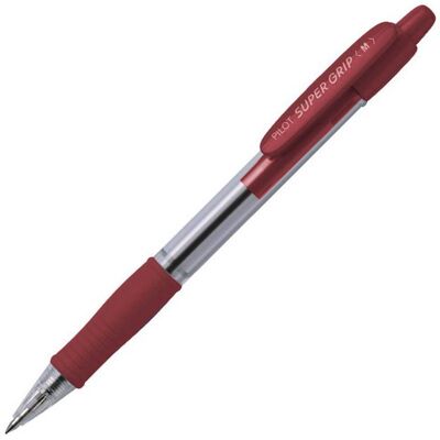 PILOT Kulpenna Super Grip 1,0mm Medium röd PILOT Kulpenna Super Grip 1,0mm Medium röd