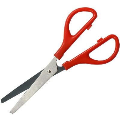 NO BRAND Sax kontor orange 15cm påsförpackad NO BRAND Sax kontor orange 15cm påsförpackad