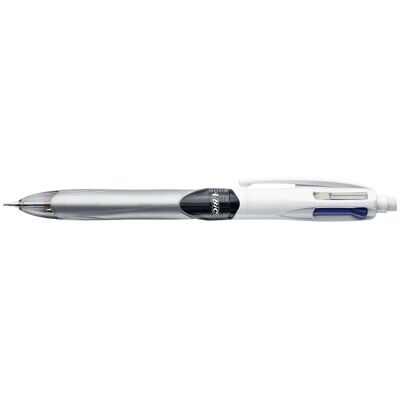 BIC Flerfunktionspenna, 4 Colours™, 1 mm kulspets och 0,7 mm HB-blyertsstift, blandade färger: Svart, blå, röd BIC Flerfunktionspenna, 4 Colours™, 1 mm kulspets och 0,7 mm HB-blyertsstift, blandade färger: Svart, blå, röd