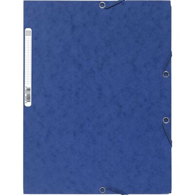 EXACOMPTA Gummibandsmapp 3-klaff Nature Future® A4, 250 ark, 240 x 320 mm, presspan, blå EXACOMPTA Gummibandsmapp 3-klaff Nature Future® A4, 250 ark, 240 x 320 mm, presspan, blå