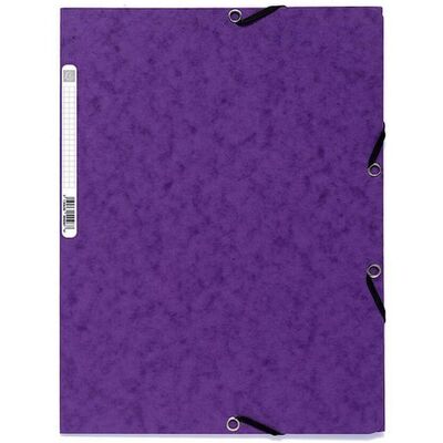 EXACOMPTA Gummibandsmapp 3-klaff Nature Future® A4, 250 ark, 240 x 320 mm, presspan, lila EXACOMPTA Gummibandsmapp 3-klaff Nature Future® A4, 250 ark, 240 x 320 mm, presspan, lila