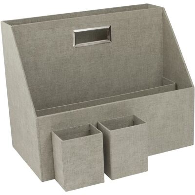 BIGSO BOX Skrivbordsförvaring portabel - Linnebeige BIGSO BOX Skrivbordsförvaring portabel - Linnebeige
