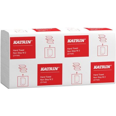 KATRIN Pappershandduk Nonstop M2 Z-vikt 2-lagers vit 3000/fp KATRIN Pappershandduk Nonstop M2 Z-vikt 2-lagers vit 3000/fp