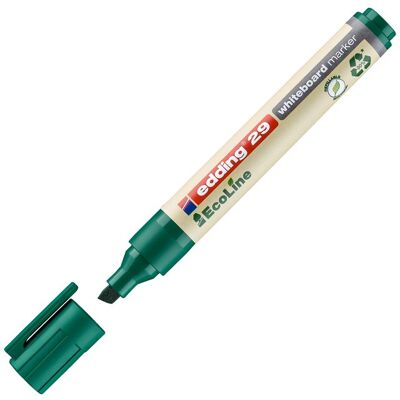 EDDING Whiteboardpenna 29 Ecoline snedskuren spets 1–5mm grön EDDING Whiteboardpenna 29 Ecoline snedskuren spets 1–5mm grön
