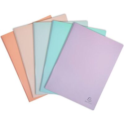 EXACOMPTA Demobok 60 fickor Aquarel sorterade färger 5/fp EXACOMPTA Demobok 60 fickor Aquarel sorterade färger 5/fp
