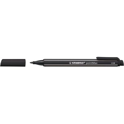 STABILO pointMax Fineliner Medium Svart - Penna STABILO pointMax Fineliner Medium Svart - Penna