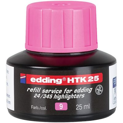 EDDING Refill HTK 25 rosa 25 ml EDDING Refill HTK 25 rosa 25 ml