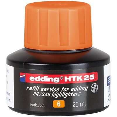 EDDING Refill HTK 25 ink orange 25 ml EDDING Refill HTK 25 ink orange 25 ml