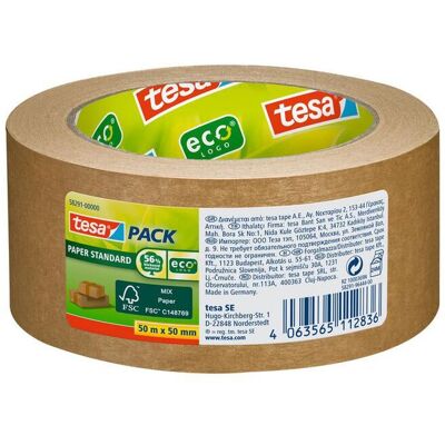 TESA Packtejp Papper 50mmx50m brun TESA Packtejp Papper 50mmx50m brun