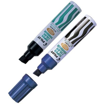 PILOT Märkpenna Super Color Jumbo Marker permanent, snedskuren spets, svart PILOT Märkpenna Super Color Jumbo Marker permanent, snedskuren spets, svart