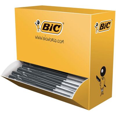 BIC Kulpenna, M10 Clic™, mediumspets på 1 mm, svart skaft, svart bläck 100/fp BIC Kulpenna, M10 Clic™, mediumspets på 1 mm, svart skaft, svart bläck 100/fp