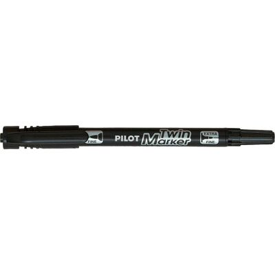 PILOT BEGREEN Begreen Twin Ended Marker, tunn och extra tunn spets, svart PILOT BEGREEN Begreen Twin Ended Marker, tunn och extra tunn spets, svart
