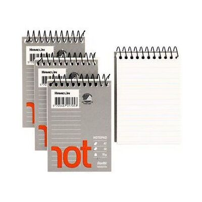 BANTEX Spiralblock A7 70g 50blad BANTEX Spiralblock A7 70g 50blad