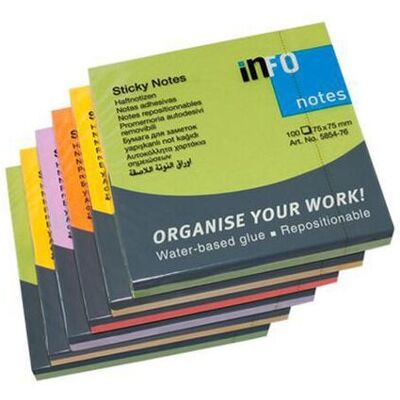 INFO Notes 75x75mm Spring INFO Notes 75x75mm Spring