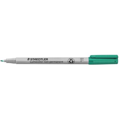 LUMOCOLOR Lumocolor Universalpenna Lumocolor® 316 icke-permanent, tunn spets, 0,6 mm linjebredd, grön LUMOCOLOR Lumocolor Universalpenna Lumocolor® 316 icke-permanent, tunn spets, 0,6 mm linjebredd, grön