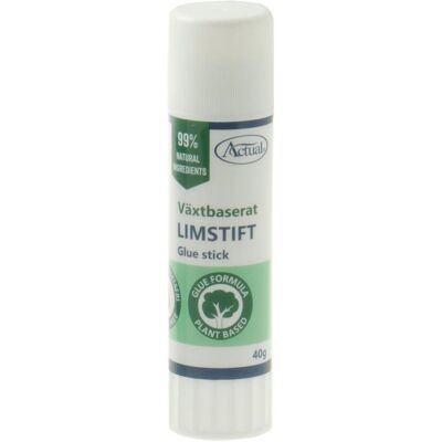 ACTUAL Limstift Växtbaserat 40 gram ACTUAL Limstift Växtbaserat 40 gram