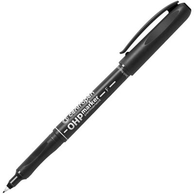 CENTROPEN Märkpenna Permanent, tunn spets, 0,6 mm linjebredd, svart CENTROPEN Märkpenna Permanent, tunn spets, 0,6 mm linjebredd, svart