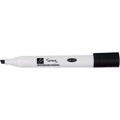LYRECO Whiteboardpenna drywipe sned svart LYRECO Whiteboardpenna drywipe sned svart