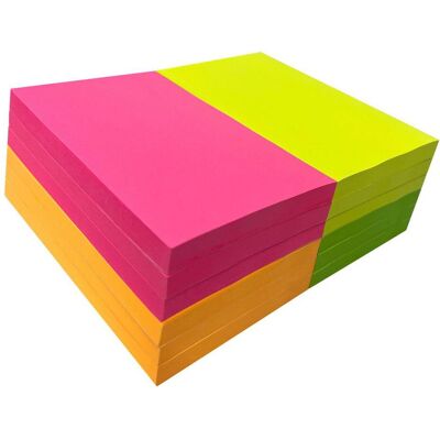 NO BRAND Notes 76x127mm sorterade neonfärger NO BRAND Notes 76x127mm sorterade neonfärger