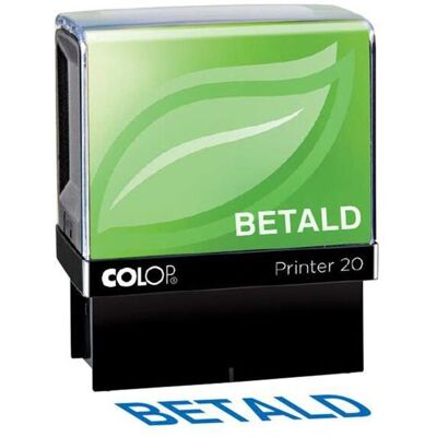 COLOP Stämpel med standardtext: BETALD COLOP Stämpel med standardtext: BETALD
