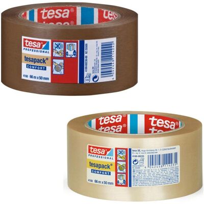 TESA Packtejp 4100 PVC 50mmx66m klar 6/fp TESA Packtejp 4100 PVC 50mmx66m klar 6/fp