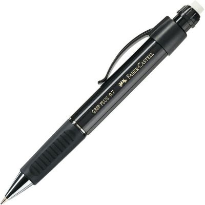 FABER-CASTELL Stiftpenna, Grip Plus 1307, 0,7 mm, pennkropp med greppzon, svart FABER-CASTELL Stiftpenna, Grip Plus 1307, 0,7 mm, pennkropp med greppzon, svart