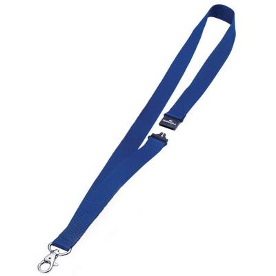 DURABLE Nyckelband karbinhake blå 10/fp DURABLE Nyckelband karbinhake blå 10/fp