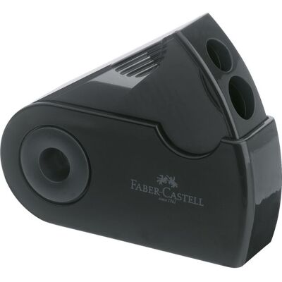FABER-CASTELL Pennvässare Sleeve Dubbel Svart FABER-CASTELL Pennvässare Sleeve Dubbel Svart