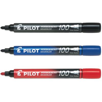 PILOT Märkpenna rund SCA 100 1mm svart PILOT Märkpenna rund SCA 100 1mm svart
