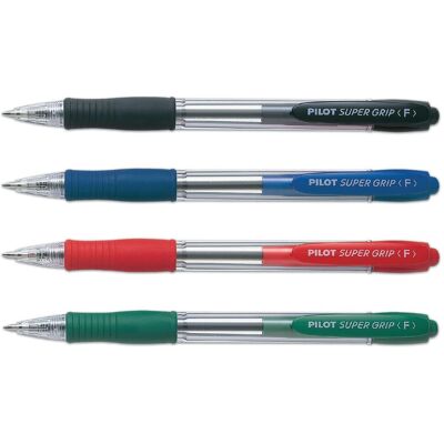 PILOT Kulpenna Super Grip, Fine, 0,7 mm, blå PILOT Kulpenna Super Grip, Fine, 0,7 mm, blå