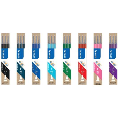 PILOT Refill Frixion Syner 0,5 svart 3/fp PILOT Refill Frixion Syner 0,5 svart 3/fp