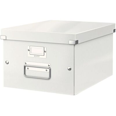 LEITZ Förvaringslåda Click&Store medium vit LEITZ Förvaringslåda Click&Store medium vit