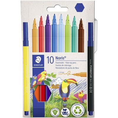 STAEDTLER Fiberpenna 10 färger STAEDTLER Fiberpenna 10 färger