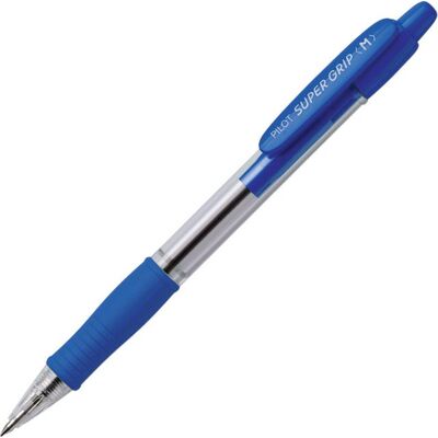 PILOT Kulpenna Super Grip 1,0mm Medium blå PILOT Kulpenna Super Grip 1,0mm Medium blå