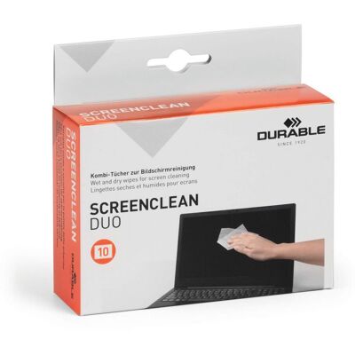 DURABLE Rengöringsduk V/T skärm 10/fp DURABLE Rengöringsduk V/T skärm 10/fp