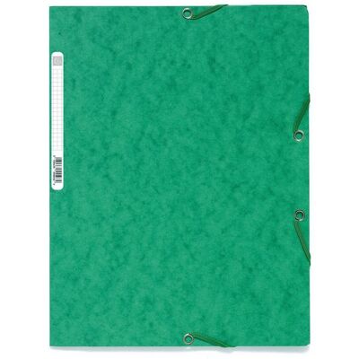 EXACOMPTA Gummibandsmapp 3-klaff Nature Future® A4, 250 ark, 240 x 320 mm, presspan, grön EXACOMPTA Gummibandsmapp 3-klaff Nature Future® A4, 250 ark, 240 x 320 mm, presspan, grön