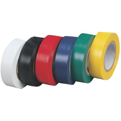 ETAB Tejp PVC kulör 15mmx10m 6/fp ETAB Tejp PVC kulör 15mmx10m 6/fp