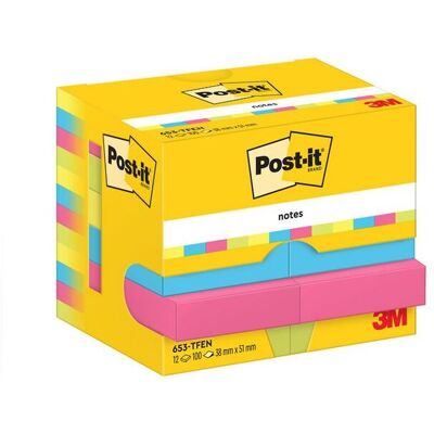 POST-IT Notes Energetic 38x51mm POST-IT Notes Energetic 38x51mm