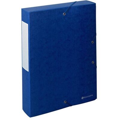 EXACOMPTA Boxmapp Exabox Scotten Nature Future®, A4, 500 ark, 60mm rygg, presspan, blå EXACOMPTA Boxmapp Exabox Scotten Nature Future®, A4, 500 ark, 60mm rygg, presspan, blå