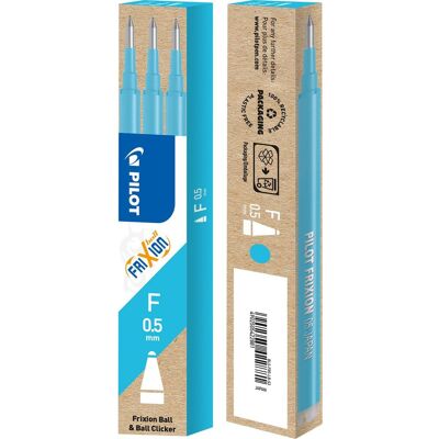 PILOT Refill Frixion 0,5mm lj.blå 3/fp PILOT Refill Frixion 0,5mm lj.blå 3/fp