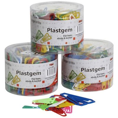 SPECIALPLAST Plastgem 25 mm, blandade färger 500/fp SPECIALPLAST Plastgem 25 mm, blandade färger 500/fp