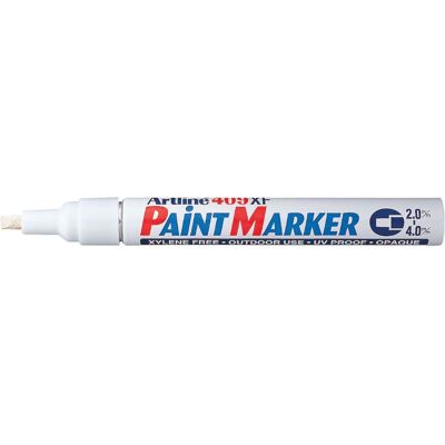 ARTLINE Märkpenna Sned 409XF Paint vit ARTLINE Märkpenna Sned 409XF Paint vit