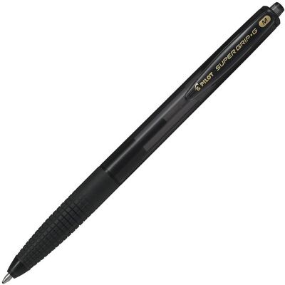 PILOT Kulpenna Super Grip G Medium 1mm svart PILOT Kulpenna Super Grip G Medium 1mm svart
