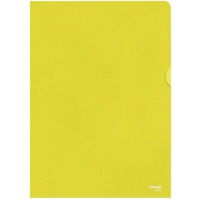 ESSELTE L-formad mapp, A4, 40 ark, gul 100/fp ESSELTE L-formad mapp, A4, 40 ark, gul 100/fp