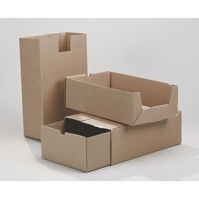 NO BRAND Arkivbox A65 235x125x380mm 2-delad brun NO BRAND Arkivbox A65 235x125x380mm 2-delad brun