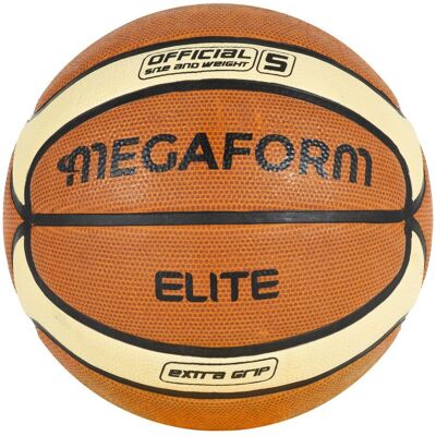 MEGAFORM Elite Basket - Hållbar gummi, Nylon yta, Grepp, Studs, Officiell storlek MEGAFORM Elite Basket - Hållbar gummi, Nylon yta, Grepp, Studs, Officiell storlek