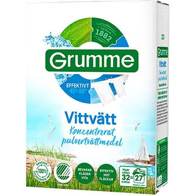 GRUMME Tvättmedel Vittvätt 1,12kg GRUMME Tvättmedel Vittvätt 1,12kg