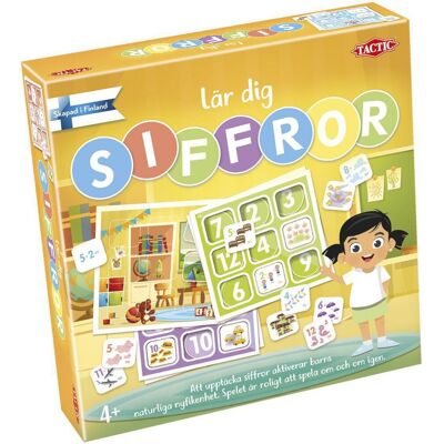 Tactic Lär Dig Om Siffror - Pedagogiskt Brädspel Tactic Lär Dig Om Siffror - Pedagogiskt Brädspel
