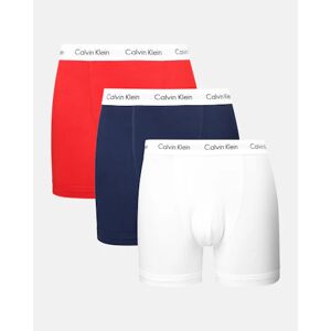 Calvin Kalsonger - 3-Pack Mid Rise Trunks Cotton Stretch Male XL Multi